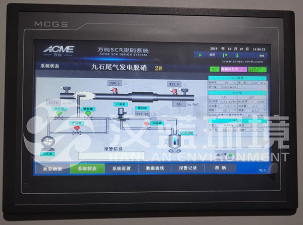 12.4MW脫硝余熱回收一體化脫硝系統(tǒng)